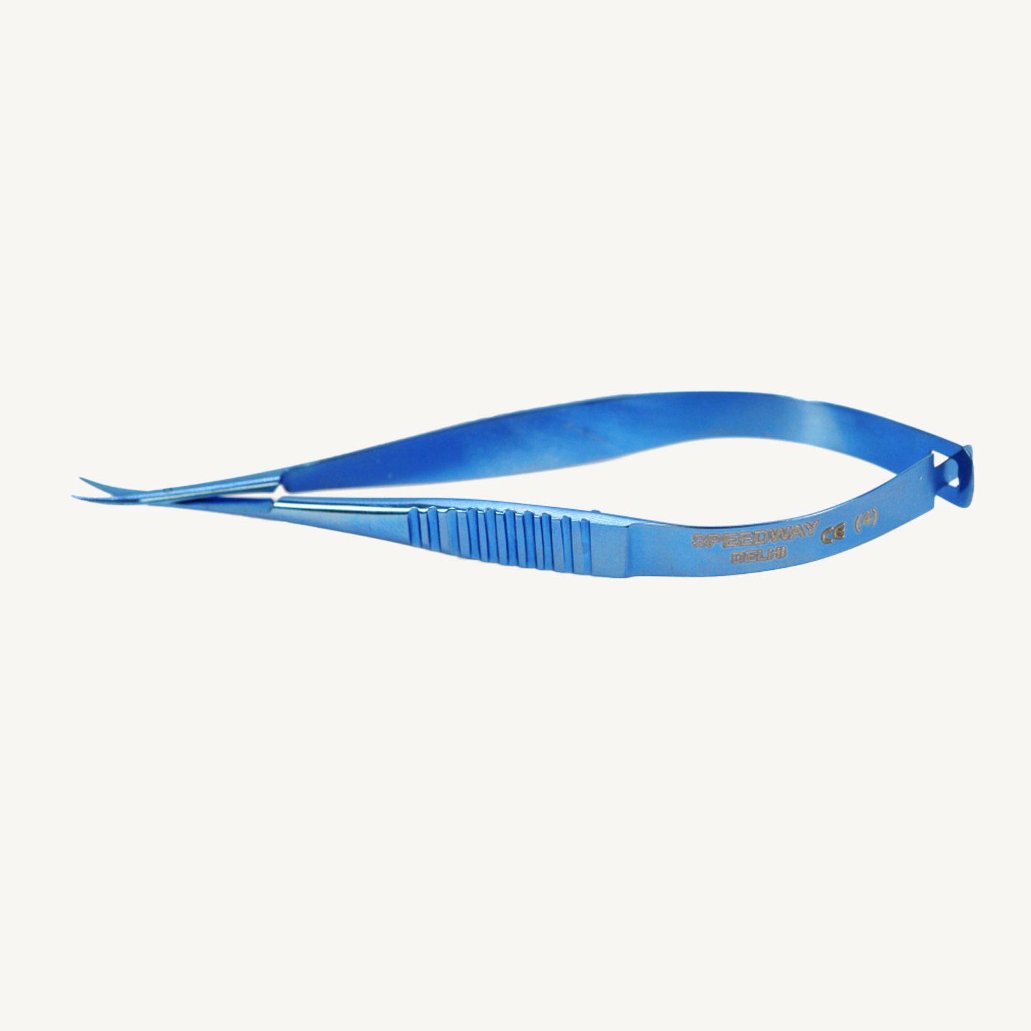 MICRO TIJERA SHARP CURVA, TITANIO VANNAS